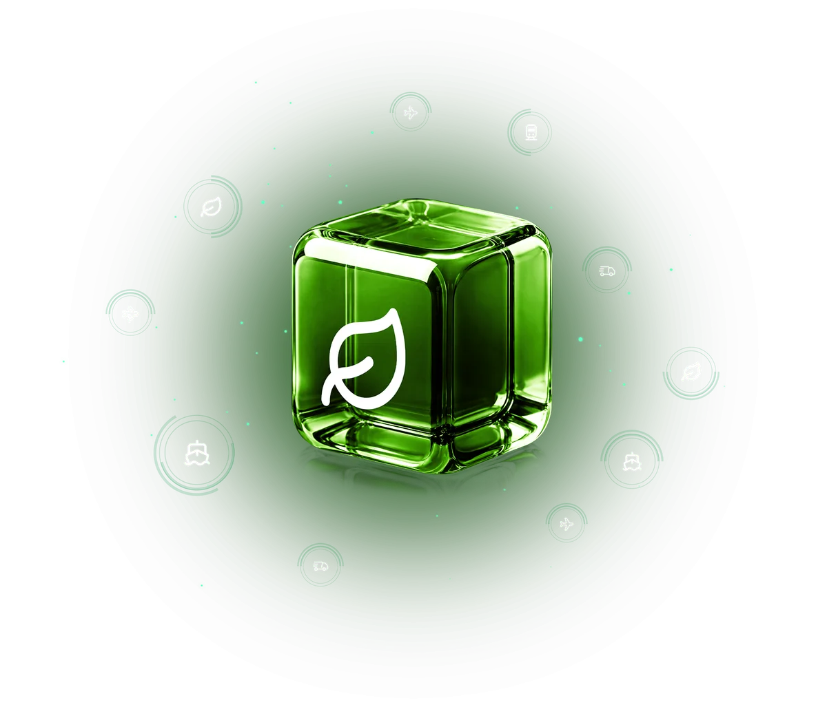 مكعب API انبعاثات الكربون من Qubictron لحساب CO2 في النقل البحري والجوي والسككي والبري
