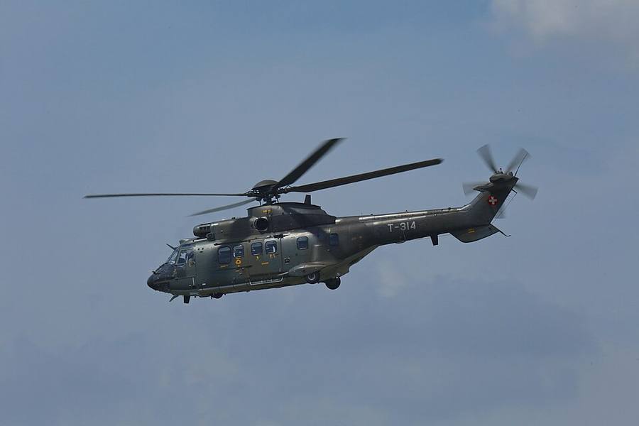 Eurocopter AS-332 Super Puma cargo aircraft