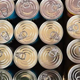 Canned (not fish)
