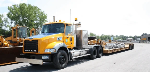 Lowboy Truck