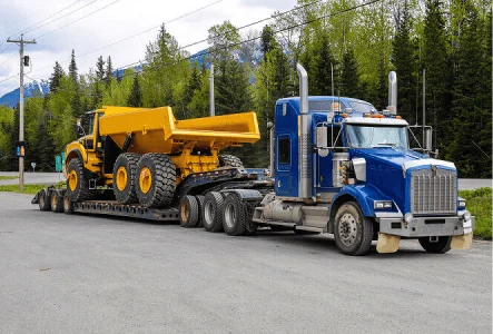 Lowboy Truck
